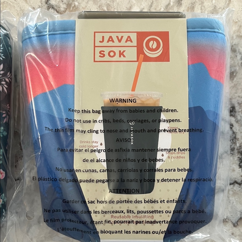Java sok to fit medium drinks to keep cold